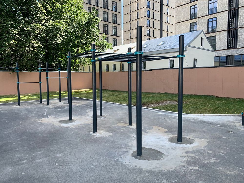 Городская воркаут площадка, Ленинский проспект, г. Москва